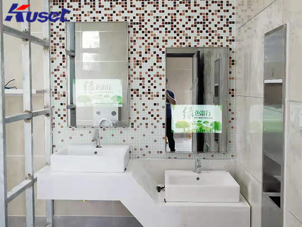 公共厕所镜面显示屏开启全新智慧厕所时代 (7)