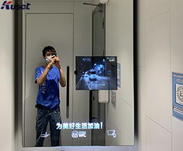 上海公共卫生间镜面显示屏生产厂家